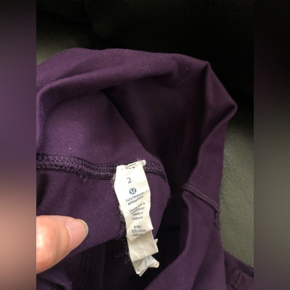 Lululemon Pure Practice Pant Deep Zinfandel Size 2! EUC - Picture 9 of 9